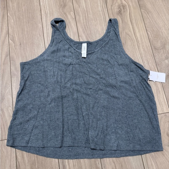 Auden Tops - Auden dark gray Ribbed Tank Top- size XL